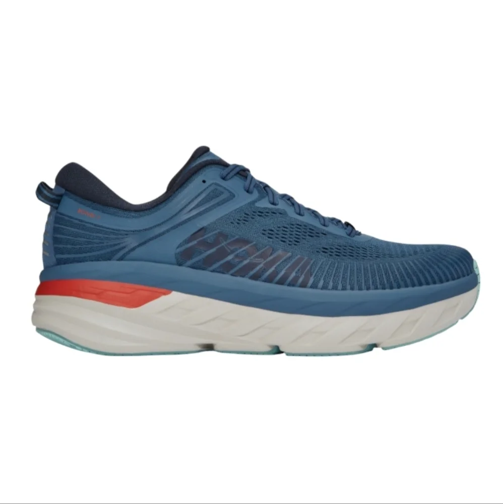 Hoka Men's Bondi 7 Max Cushioned Road Running Shoe